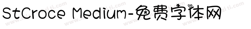 StCroce Medium字体转换